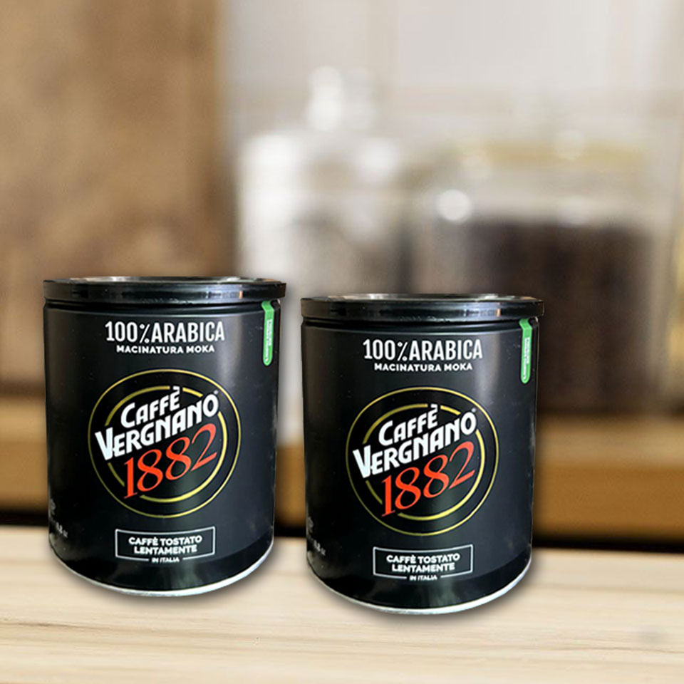 
                  
                    Cargar imagen en el visor de la galería, 2 TARROS ARABICA MOKA 250g  MOLIDO + TAZA ESPRESSO VERDE CON PLATO
                  
                