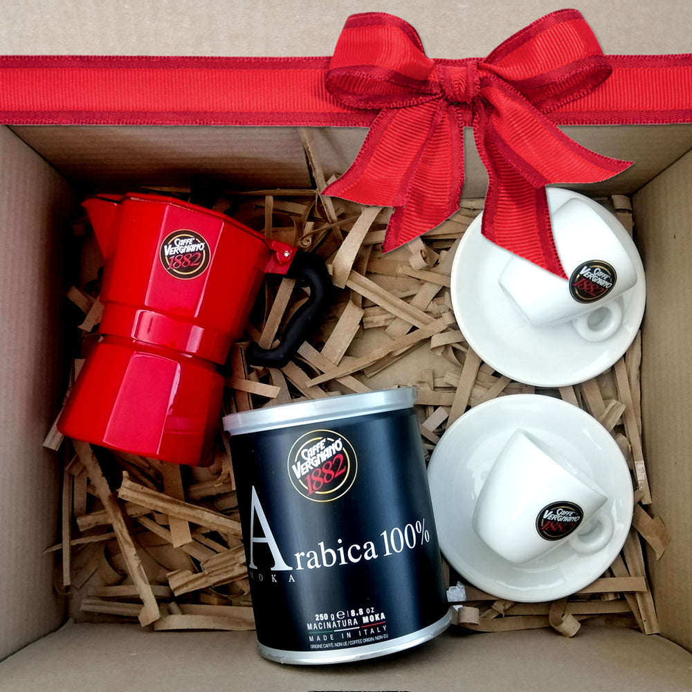 Pack Tarro Arábica 100% + Hermosa Moka Roja y 2 tazas blancas