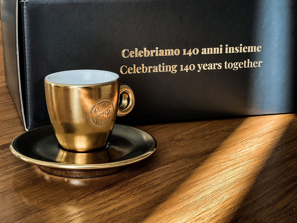 TAZA ESPRESSO ORO ESPECIAL 140 AÑOS